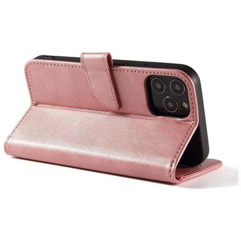 Custodia Magnetica Elegante Con Flap E Funzione Supporto Per Poco M4 Pro 5g Rosa - Foto 2