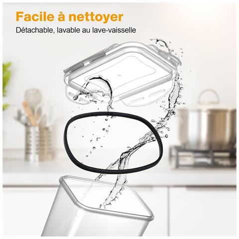 Contenitori dispensa YH151118PP. 10 x 1.5 L. ermetici - Foto 2