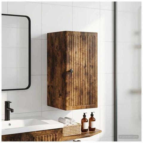Armadio da bagno a muro EDE Rovere Fumo 30 x 31 x 59 cm - Foto 2