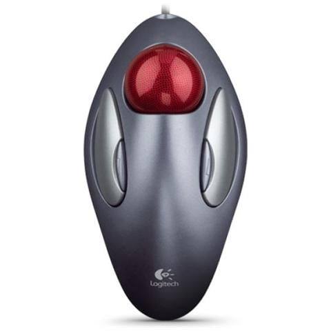 Mouse Ottico Trackman Marble Interfaccia USB Colore Nero - Foto 2