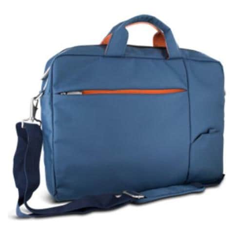 Borsa Notebook fino a 15.6" in Nailon Blu e Arancione P004-S410-A6-16 - Foto 2