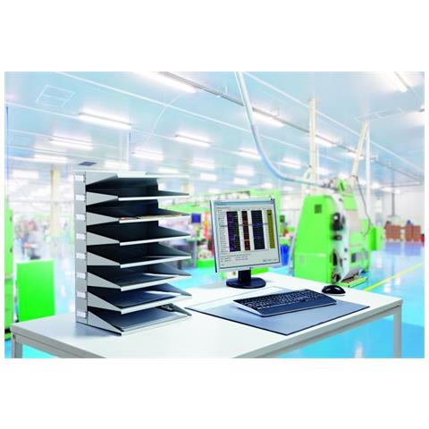 Sistema Smista Documenti E Corrispondenza A 8 Ripiani Colore Grigio - Foto 1