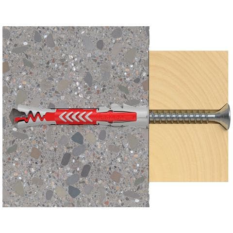 535464 ancoraggio a vite e tassello 50 pz Kit di viti e tasselli a muro 40 mm - Foto 9