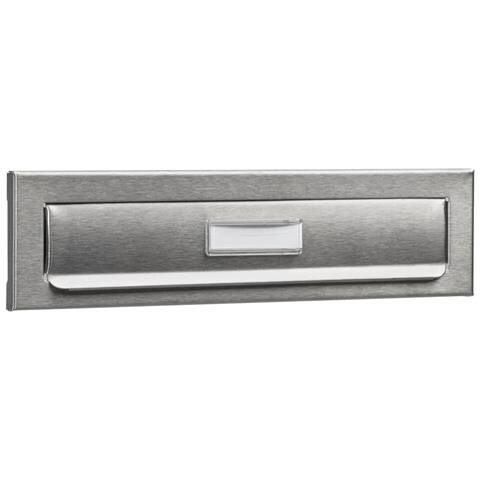 Copri Feritoia Porta Acciaio Inox Nickel - Foto 1