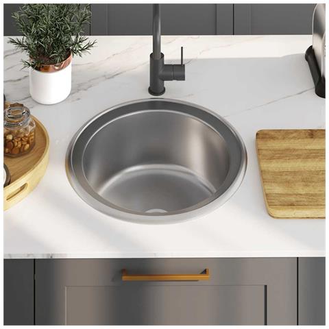 Lavello Da Cucina Con Filtro E Sifone In Acciaio Inox - Foto 6