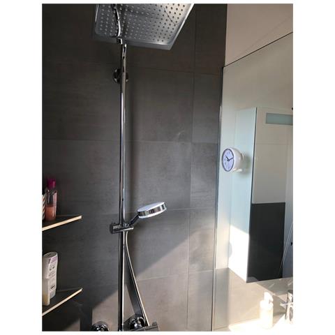 60.3055.02 orologio da parete e da tavolo Orologio al quarzo Cerchio Bianco - Foto 2