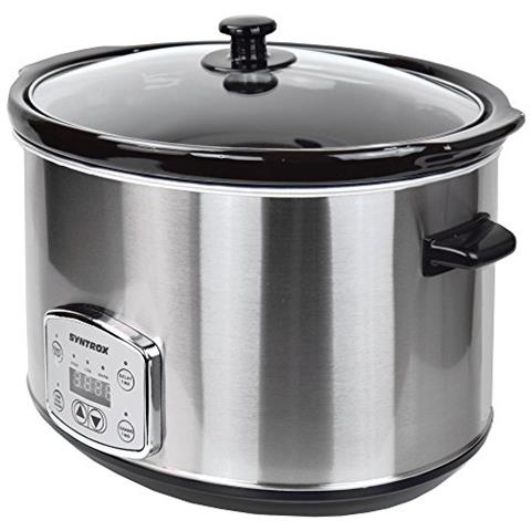 8,0 Litri Sensorshop In Acciaio Inox Slow Cooker Con Timer E Funzione Mantieni La Luce Bianca Calda - Foto 3