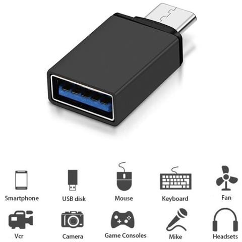 Adattatore Da Usb A A Usb Type-c Con Funzione Otg Per Smartphone E Tablet Supporta Sincronizzazione - Foto 3