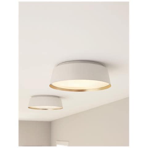 Plafoniera A Filo A 3 Luci, Bianco Opaco, E14 - Foto 2