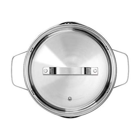 Mgk-11 Pentole A Induzione In Acciaio Inossidabile 10 Pezzi Coperchi Di Vetro - Foto 7