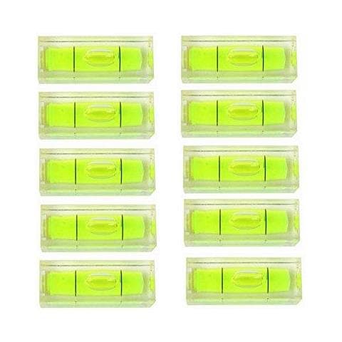 10x Mini Bolla Livella 10x10x29mm Piazza Quadro Appeso Livello Mark Strumenti Di Misura - Foto 1