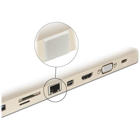 64019 RJ-45 Bianco 10pezzo (i) copripresa elettrica - Foto 3