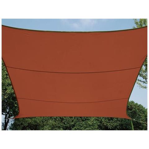 Vela Solare Rettangolo 4x3m Terracotta - Foto 1