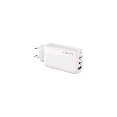 Pd Fast Charger 65w 1 Usb + 2 Type-c White - Foto 1
