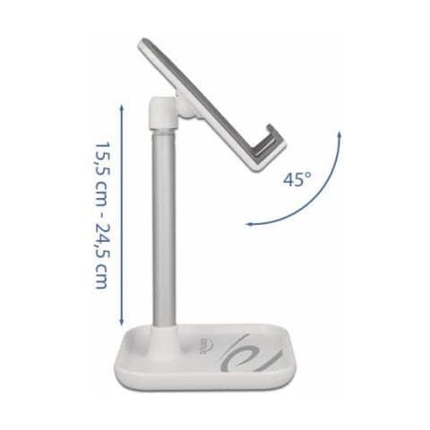 18407 Supporto Per Personal Communication Supporto Passivo Telefono Cellulare /smartphone Argento, Bianco - Foto 2