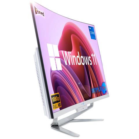 Aio All In One I7 27"" 16gb 480gb Ssd Full Hd Windows 11 Pro Pc Curvo Computer - Foto 2
