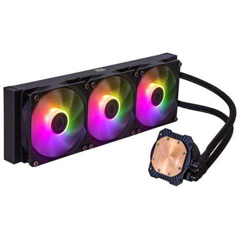 Dissipatore CPU a Liquido MasterLiquid 360L Core ARGB per Socket Intel LGA1700 / LGA1200/LGA1151/LGA1150/LGA1155/LGA1156 e Socket AMD AM5/AM4/AM3+ /AM3 / AM2+ / AM2 / FM2+ / FM2 / FM1Dissipatore CPU a Liquido MasterLiquid 360L Core ARGB LGA1700 / LGA1200/LGA1151/LGA1150/LGA1155/LGA1156 e Socket AMD AM5/AM4/AM3+ /AM3 / AM2+ / AM2 / FM2+ / FM2 / FM1 Socket AMD AM5/AM4/AM3+ /AM3 / AM2+ / AM2 / FM2+ / FM2 / FM1 - Foto 2