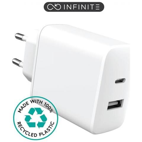 Es637031 Caricabatterie Per Dispositivi Mobili Smartphone Bianco Ac Ricarica Rapida Interno - Foto 1