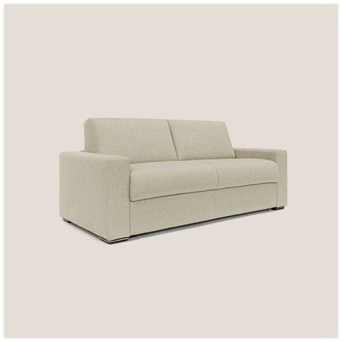 Nixon Divano letto matrimoniale con materasso 20 cm in tessuto impermeabile T03 220 cm (mat. 160x197) beige - Foto 1