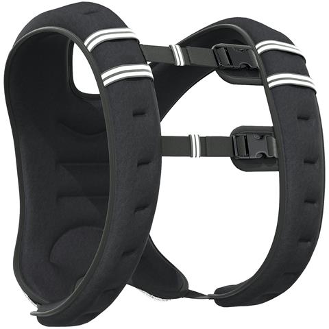 Giubbotto Zavorrato 5kg Traspirante Con Tasca Portaoggetti E Spallacci, In Tessuto Oxford, 40x35 Cm, Nero - Foto 1