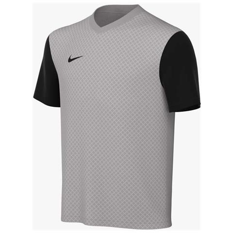 Y Nk Df Tiempo Premii Jsy Ss Big Kids' Short-Sleeve Soccer Bambino Taglia M Colore Grigio - Foto 1