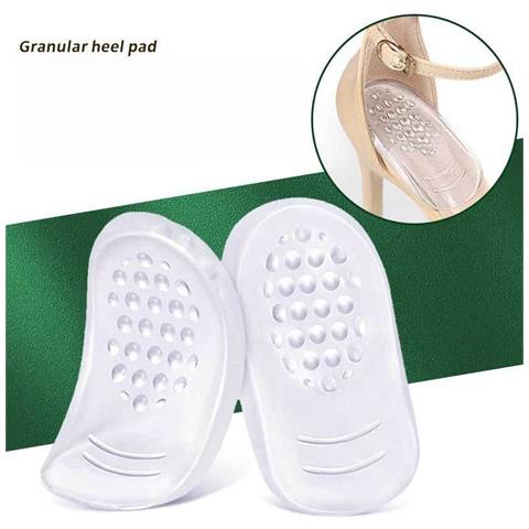 Coppe Del Tallone In Gel Di Silicone, Inserti Per Scarpe, Ammortizzanti, Supporto 1 Paio M - Foto 5