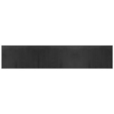 Tappeto Rettangolare Grigio 60x300 Cm In Bambù - Foto 2