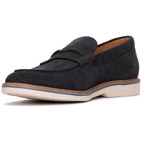 Atticus Ltslip Mocassino Pelle Scamosciata /nabuk Scarpe Uomo Blu Eu 44, Cl26172441 - Foto 3