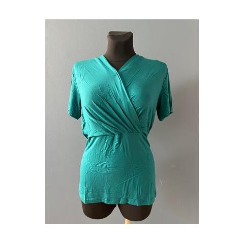 Top Gravidanza - Ideale Per L'allattamento, Turchese, Taglia L - Foto 1