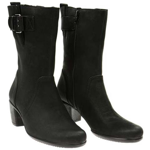 Stivali Touch 55 B Da Donna In Pelle Nera Con Zip 36 - Foto 2