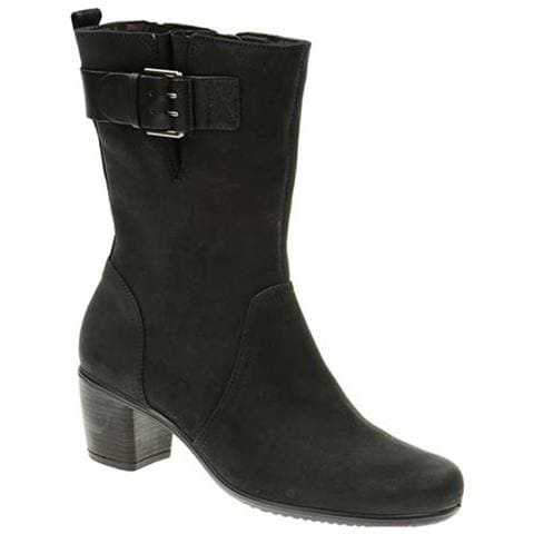 Stivali Touch 55 B Da Donna In Pelle Nera Con Zip 36 - Foto 1