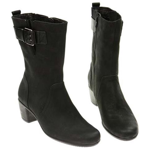 Stivali Touch 55 B Da Donna In Pelle Nera Con Zip 36 - Foto 3