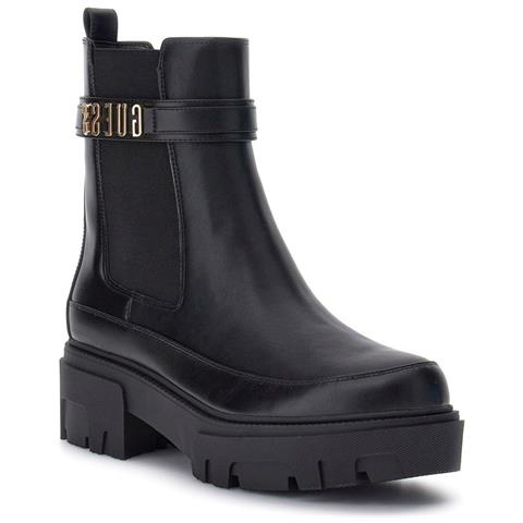Yelma Booties Stivaletti Pelle Di Mucca Scarpe Donna Nero Eu 41, Fl8yea Ele10 Black - Foto 2