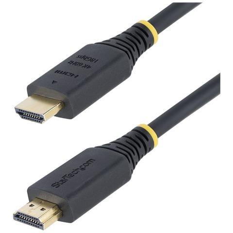 Cavo HDMI ad alta velocità certificato Premium da 2m, 4K 60Hz / 1440p 144Hz, HDR10/HDCP 2.2/ARC, 18Gbps, cavo UHD HDMI 2.0 per TV /Monitor /Display, rivestimento in TPE - Foto 2