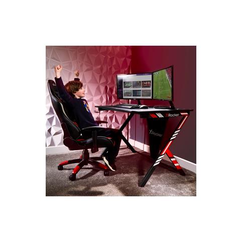 2020054 Scrivania Per Computer Nero, Blu, Rosso - Foto 2