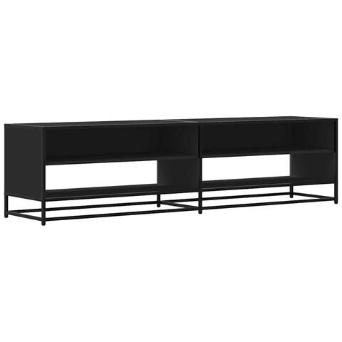 Mobile Porta Tv Nero 180,5x40x46 Cm In Truciolato - Foto 2