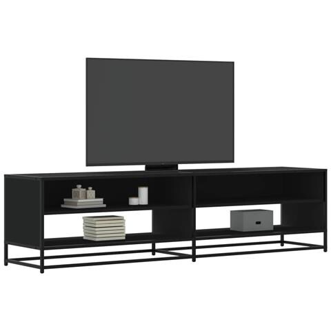 Mobile Porta Tv Nero 180,5x40x46 Cm In Truciolato - Foto 1