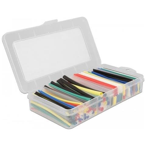 Schrumpfschlauch Sortimentsbox, Schrumpfungsrate 2:1, Farbig 196-teilig (20736) - Foto 1