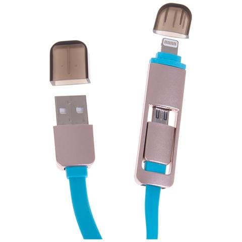 Dam Cavo 2 In 1 100x1 Cm. Colore Blu - Foto 2