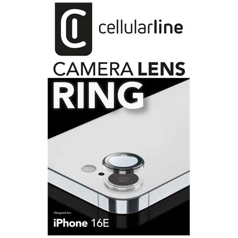 Camera Lens Ring - iPhone 16e Vetro temperato per la protezione della fotocamera - Foto 1