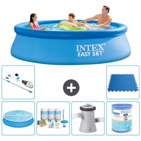 Piscina Fuori Terra - In Giro - 305x76 Cm - Blu - Include Accessori Coordinati A570 - Foto 1