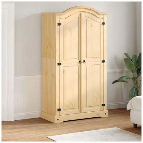 Lusso Casadino -  Armadio Corona 102x52x186 Cm In Legno Massello Di Pino - Foto 8