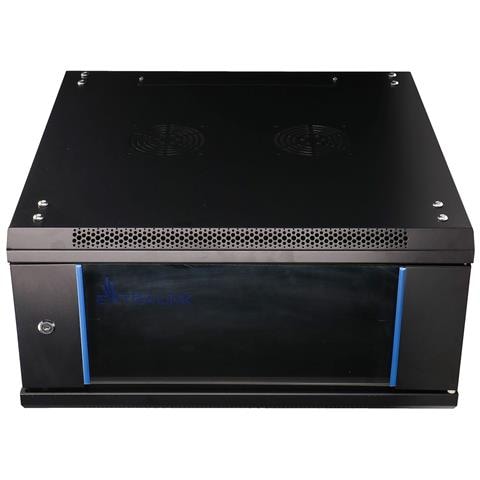 Extralink Armadio per montaggio su rack 4U 600x600 Nero montaggio a parete, Da parete, 4U, 30 kg, Lucchetti, Griglie, Nero - Foto 1