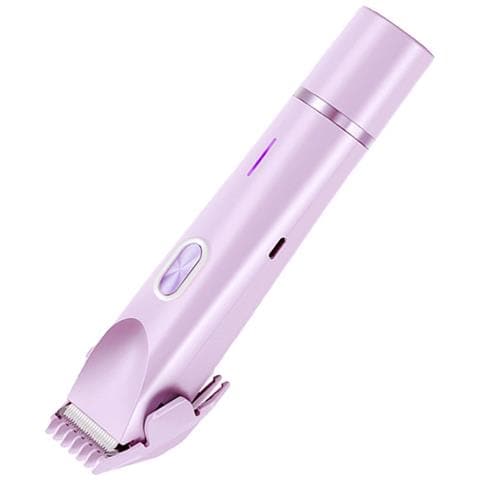 Epilatore Elettrico Doppia Testina Per Donna, Rifinitore Bikini, Ricaricabile Usb Purple - Foto 4