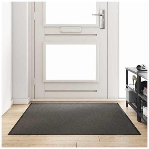 Tappetino Antracite e Nero 120 x 180 cm Polipropilene e vinile - Foto 2