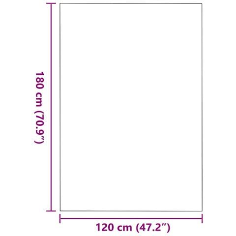Tappetino Antracite e Nero 120 x 180 cm Polipropilene e vinile - Foto 5