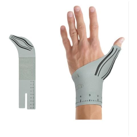 Tutore Per Pollice Sinistro Grigio - Supporto Leggero E Traspirante Per Uomo E Donna Grey Mano Sinistra - Foto 1