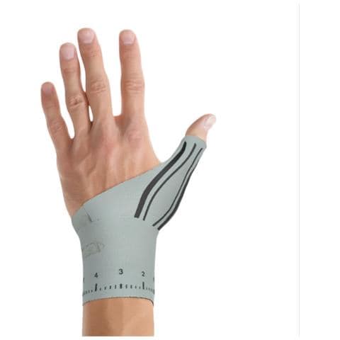 Tutore Per Pollice Sinistro Grigio - Supporto Leggero E Traspirante Per Uomo E Donna Grey Mano Sinistra - Foto 2