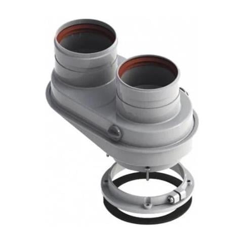 Sdoppiatore Art.3318034 Da Ø60/100 A Ø80/80 - 60/100 A Magazzino - Foto 1