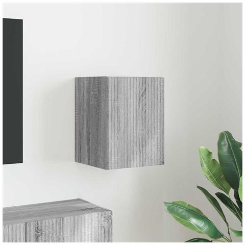 Mobile TV da parete Grigio Sonoma 30 x 31 x 40 cm - Foto 2